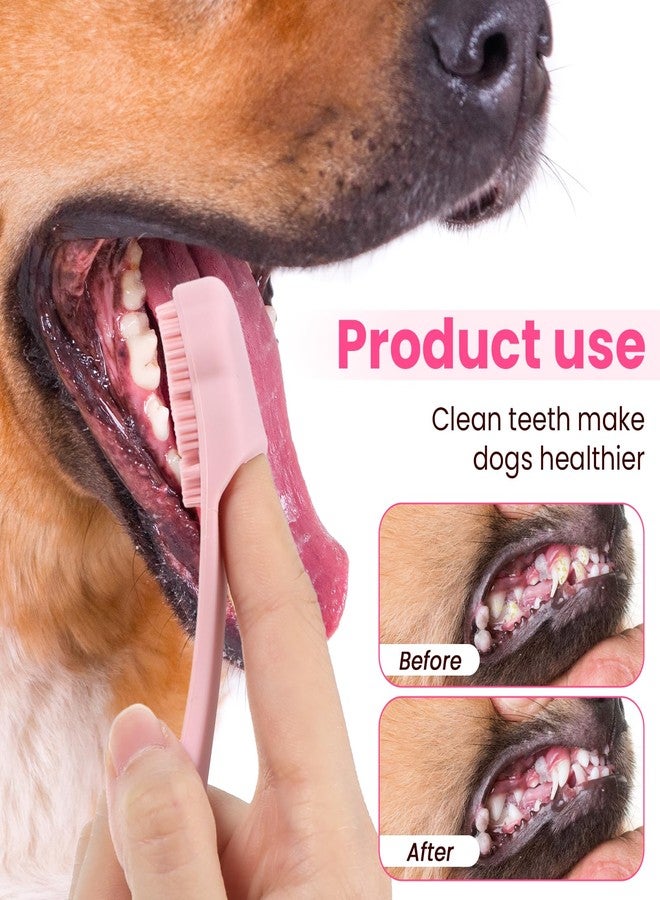ADLABLD 8 Pack Silicone Dog & Cat Finger Toothbrush Kit, Food Grade Toothbrush for Dog, Safe, Non-Toxic, Easy Teeth Cleaning, Prevents Bad Breath & Oral Inflammation - Image 3